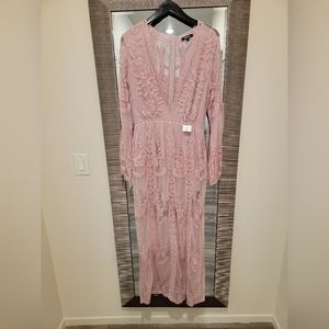 Gorgeous Leavers Lace Dress